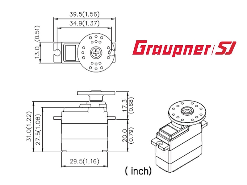 Graupner DES 587 BB MG Precision Digital Servo