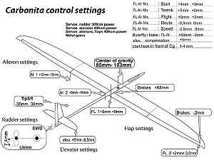 Carbonita F5J 4m set up