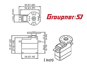 Graupner DES 587 BB MG Precision Digital Servo