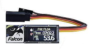Falcon by RC Electronics is an FAI approved device for F5J data recording for competitions.